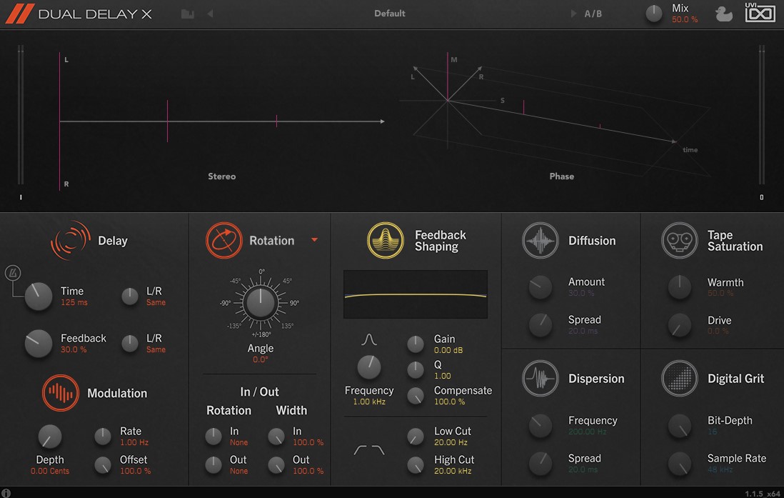 UVI Dual Delay X